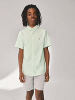 Рубашка с коротким рукавом для мальчика Next AB7-080, Мятный