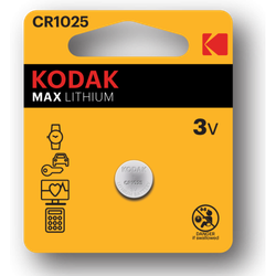 Батарейки Kodak CR1025-1BL MAX Lithium