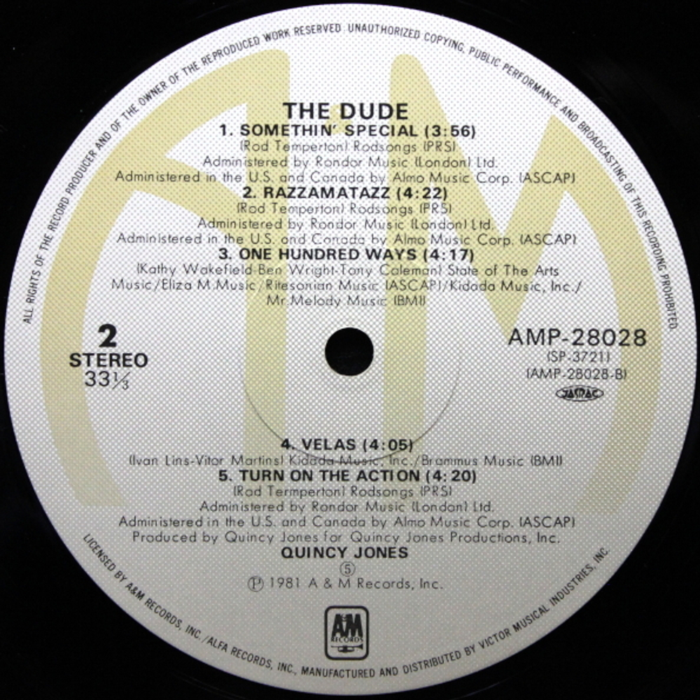 Quincy Jones / The Dude (LP)