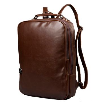 Рюкзак из экокожи Пусан. Коричневый