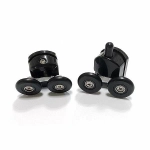 Душевой уголок ABBER Schwarzer Diamant AG02100BDTH 100x100 тонированный/профиль черный