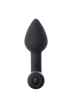 Анальная втулка Erotist SHAFT, силикон, черный, 6,9 см