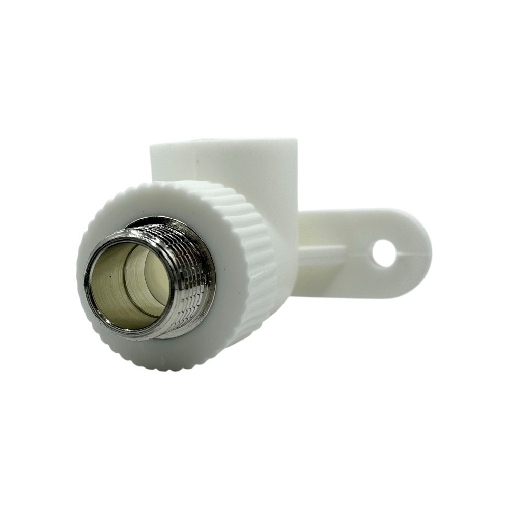 Уголок комбинированный с креплением TEBO 25x1/2" наружная резьба