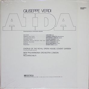 Caballe, Domingo, New Philharmonia Orchestra, Riccardo Muti / Giuseppe Verdi: Aida (3LP)