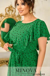 Платье 2458-зеленый Minova