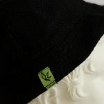 Панама из конопли черного цвета