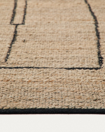 Ковер Velira из джута с графическим рисунком 200 x 300 см