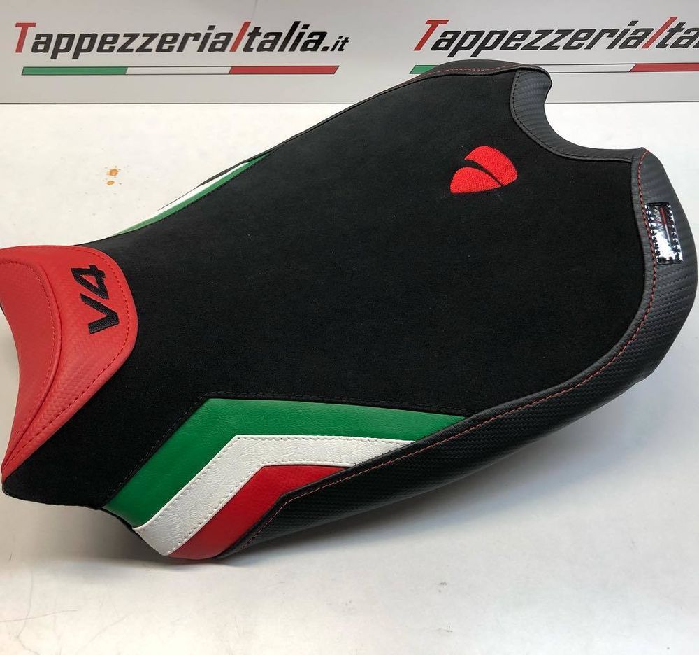 Ducati Panigale V4 2018-2019 Tappezzeria Italia чехол для сиденья мотоциклиста Вельвет