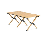 Стол туристический Naturehike складной, 115х60х44 см,с Х-образными ножками, бежевый