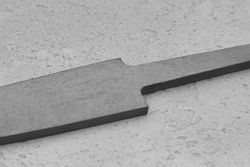 Заготовка для ножа, сталь N690Co 4,2мм. Модель "Ёжик" с клинком 115мм, ТО 61-62HRC