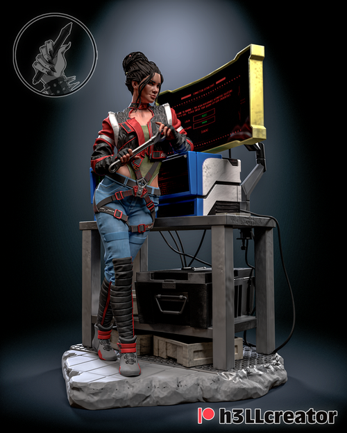 Панам Палмер Киберпанк Cyberpunk PANAM PALMER Коллекционная Фигурка Аниме