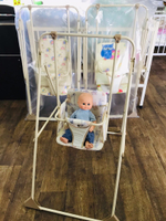 Качели напольные ВЕТЕРОК (бежевые)