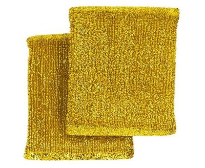 Мочалка для мытья посуды с антипригарным покрытием и эмали Master House, 2шт