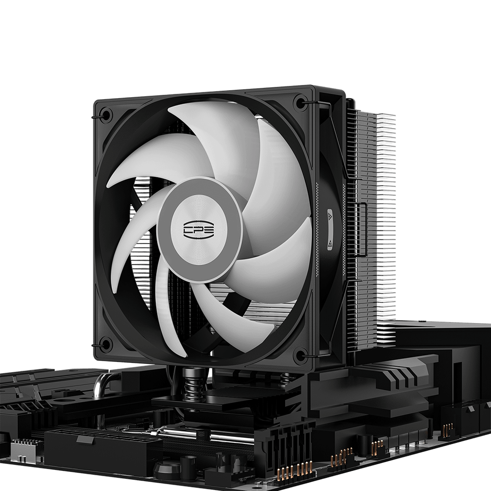 Вентилятор для процессора PCCooler RT400 ARGB BK TDP 240W 4-pin 18XX/1700/1200/AM5/AM4 Черный