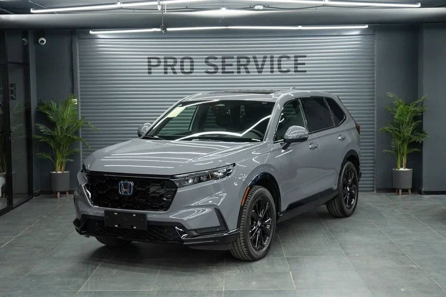 Honda CR-V оклейка в цветной полиуретан Carbins PPF Light Nardo Grey CR-01 антигравий. защита кузова