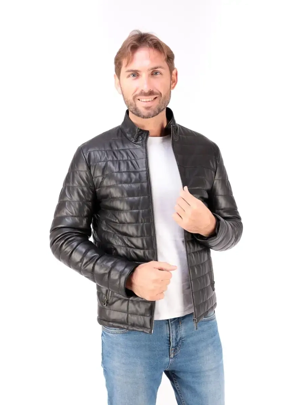 Куртка мужская  из натуральной кожи