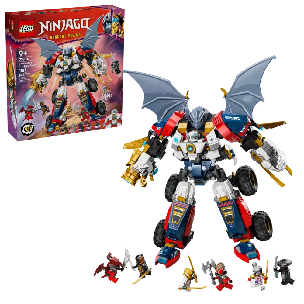 Конструктор LEGO Ninjago 71834 Ультра-комбайнерный мех Зейна