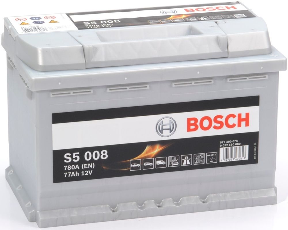 BOSCH S5 6CT- 77 аккумулятор