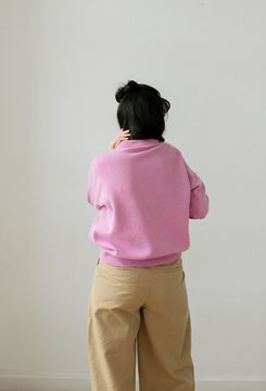 Джемпер Л.Т., 100% шерсть ягнёнка, цвет крокус.