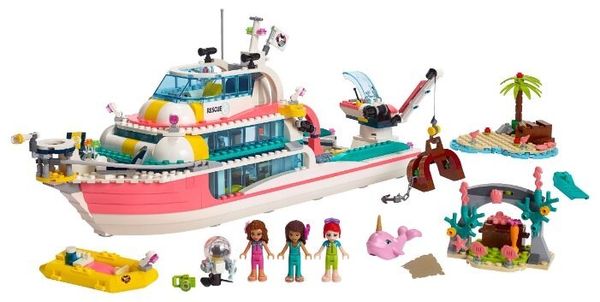 Конструктор LEGO Friends 41381 Катер для спасательных операций