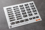 USSR (Soviet) black vehicle registration plates after 1946 1/35 (3D decal)