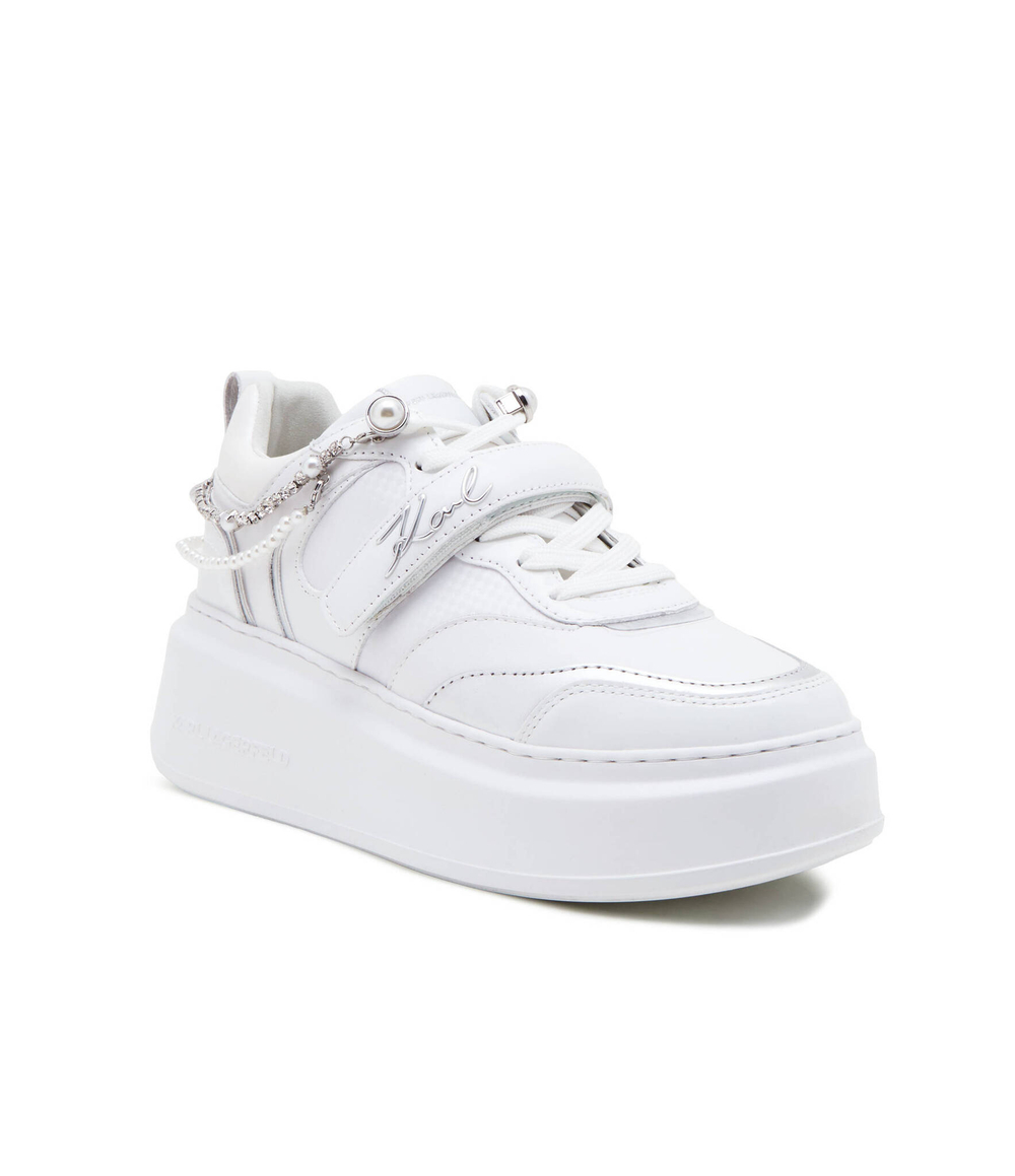 Кожаные кроссовки anakapri Karl Lagerfeld - белый(KL63544)