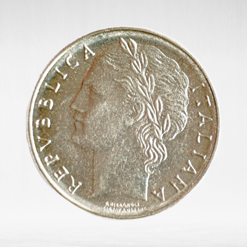 Italy 100 Lire 1992 R "Minerva with Olive Tree", Small Type, AU
