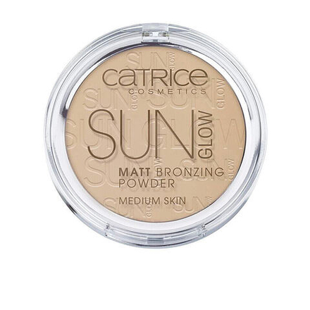 Румяна и бронзеры для лица Catrice Sun Glow Matt Bronzing Powder 030-medium bronze Водостойкая матовая пудра с эффектом загара 9,5 г