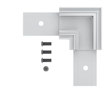 ST1007.519.00 Угол-соединитель для подвесного / накладного магнитного шинопровода  ST-Luce Белый SKYLINE 48+