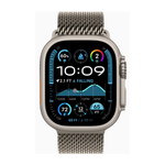 Apple Watch Ultra 2 (2024) 49mm Natural Titanium Case with Natural Titanium Milanese Loop M