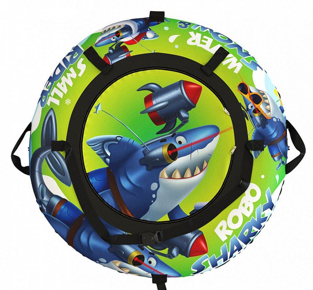 Надувные санки-тюбинг 20' Small Rider Snow Tubes 4 Акула Робот 110 см