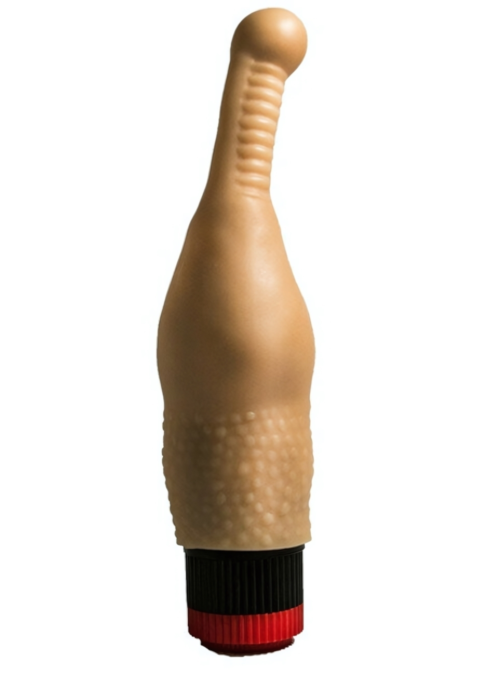Универсальный вибромассажер анальный для простаты и вагинальный для точки G (17 см , телесный) (Цвет: телесный)