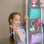 Кармашки для детского сада на липучке. Зайка