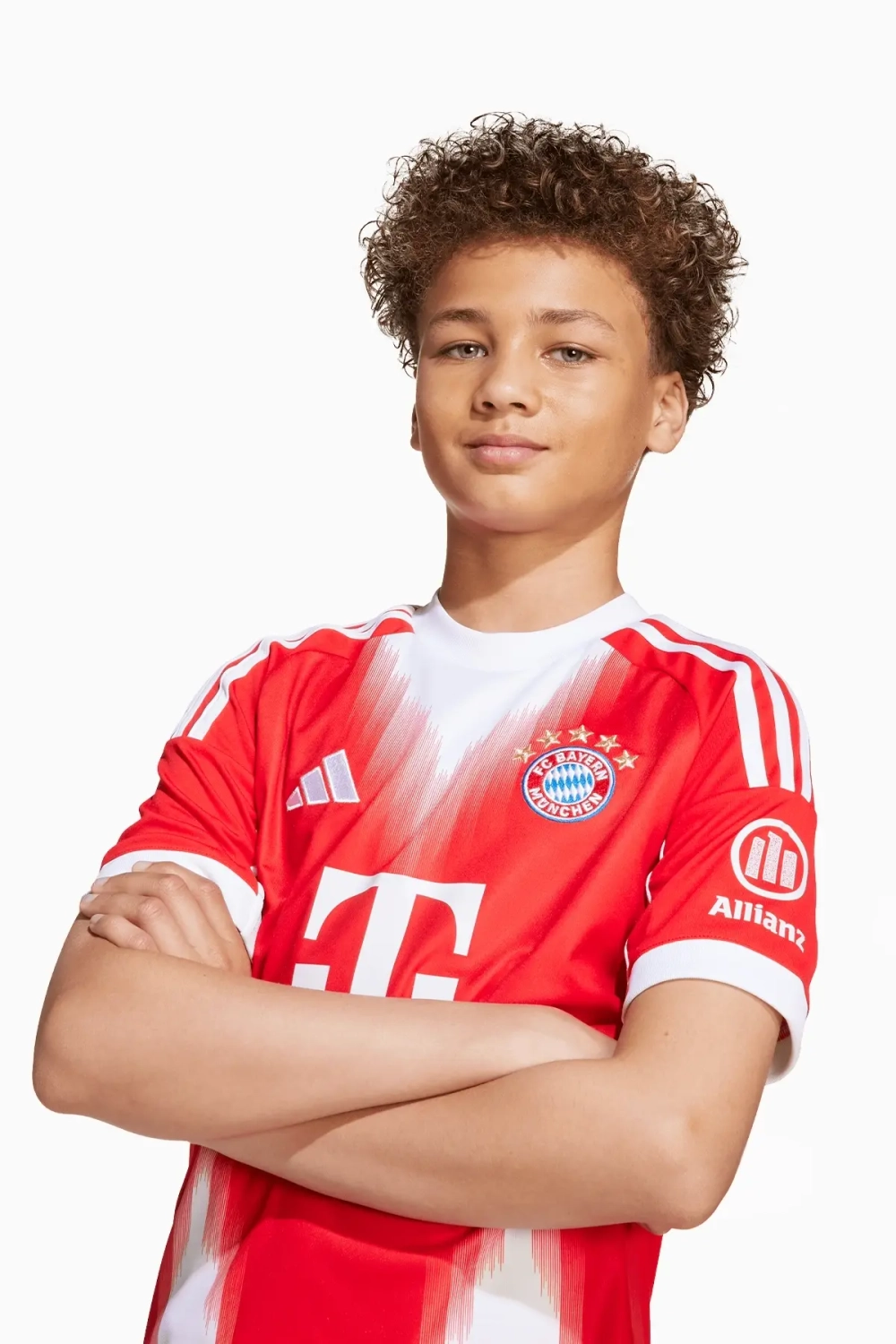 Футболка adidas FC Bayern 25/26 Home Junior - красный