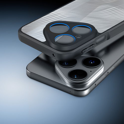 Чехол прозрачный с мягкими черными рамками от Dux Ducis для Huawei Pura 80, серия Aimo Series Case