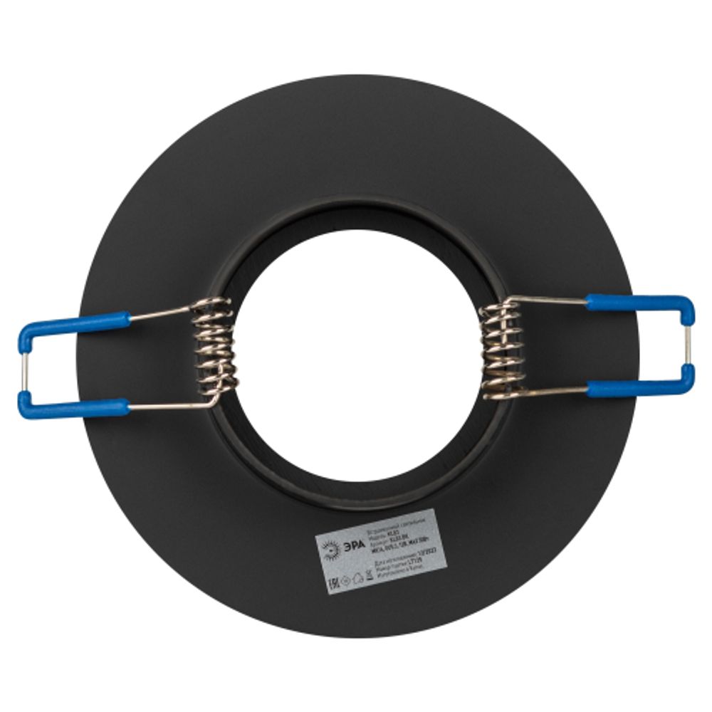 Светильник встраиваемый алюминиевый ЭРА KL83 BK под лампу MR16 GU5.3 черный