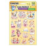 Наклейки объемные "Вдохновение", 19х15 см, ассорти 12 видов, FUNSTER (ФАНСТЕР), 666088