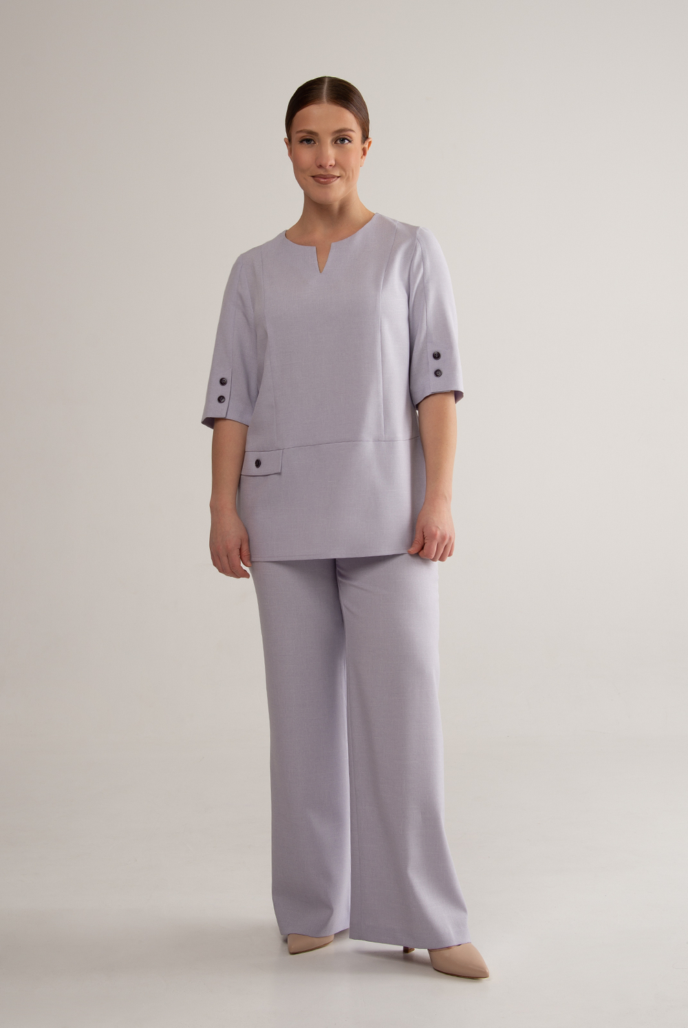 Блузка женская 3707ЛП, иней #38Ин093707ЛП