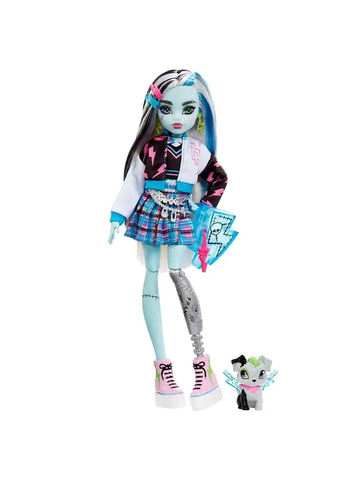 Кукла Монстер Хай Фрэнки Штайн 3 поколение с питомцем | Monster High Frankie Stein with Pet HHK53 g3 персонаж  (6+)