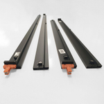 Душевая ширма DIONRIA (120х80) прозрачное стекло, профиль черный