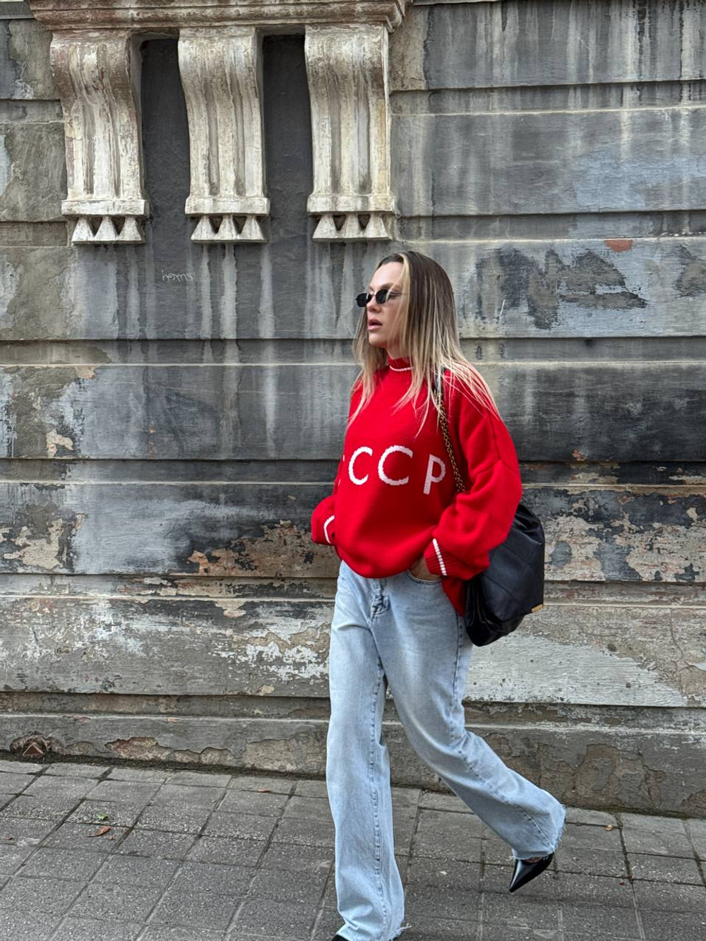 Свитер СССР, красный