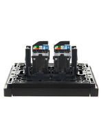 FORTE&PIANO Розетка компьютерная двойная RJ45 кат.5E FP133 черный IEK