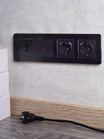 BRITE Розетка HDMI РHDMI-0-БрЧ черный IEK