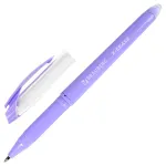 Ручка стираемая гелевая с грипом BRAUBERG X-ERASE PASTEL, 1шт, СИНЯЯ, узел 0,7 мм, линия 0,35 мм, 143953