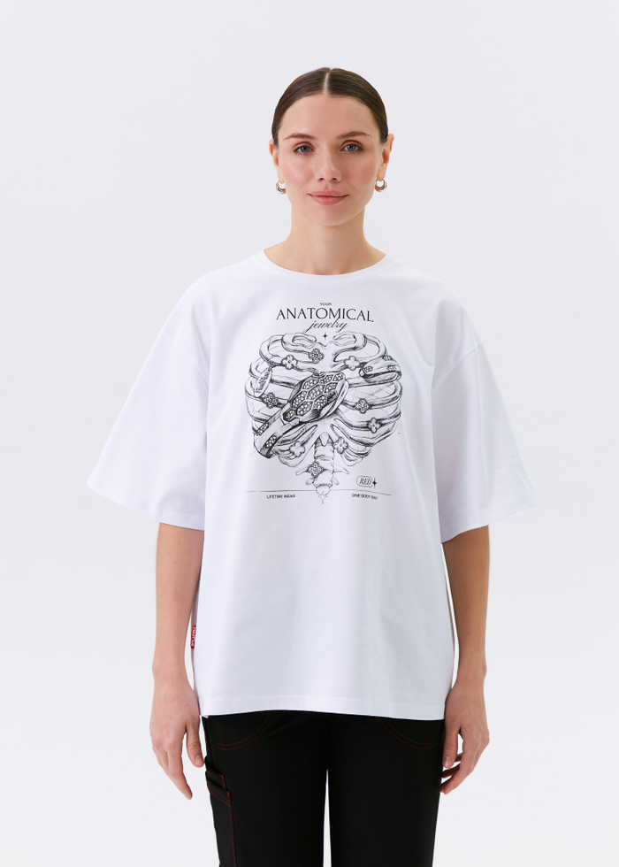 Футболка Jewerly Oversize, белый