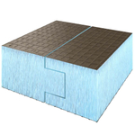 Панель Ruspanel RPG Basic на основе экструдированного пенополистирола H двухсторонняя 2485х585х40 мм