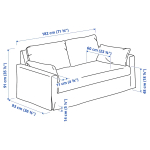 Диван 2-местный - IKEA HYLTARP/ХИЛТАРП ИКЕА, зеленый