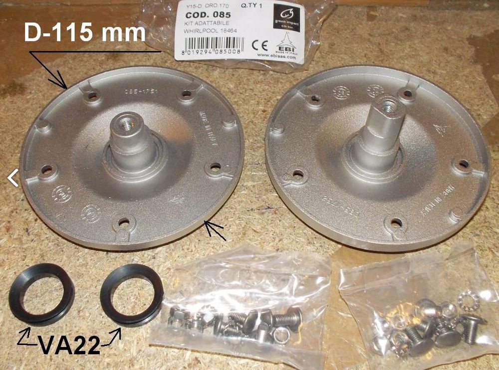 Комплект фланцев +крепеж для стиральной машины Whirpool (Вирпул) - 481241818464