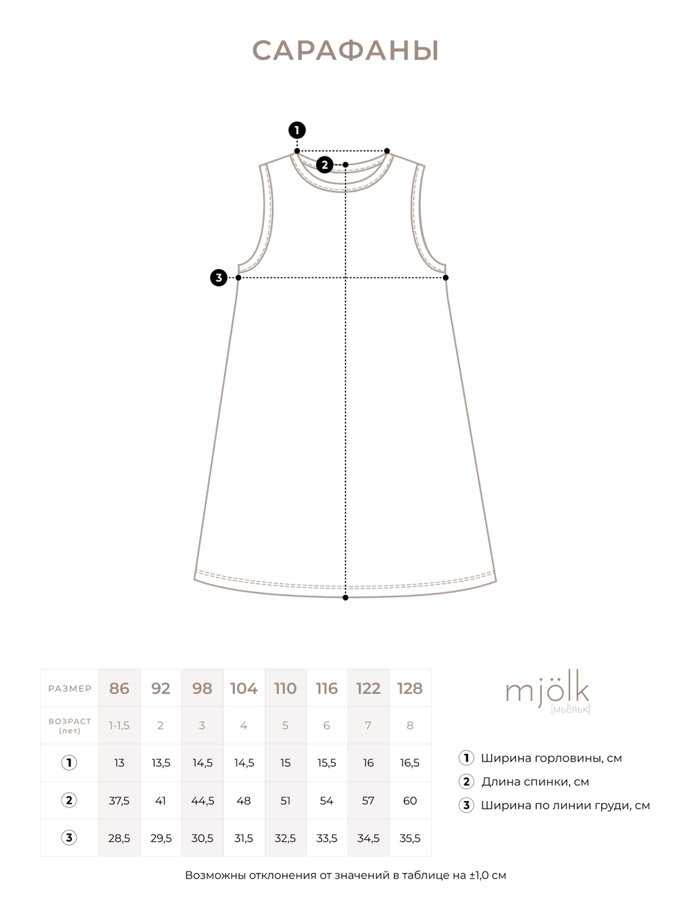 Сарафан Mjölk Moon Phases