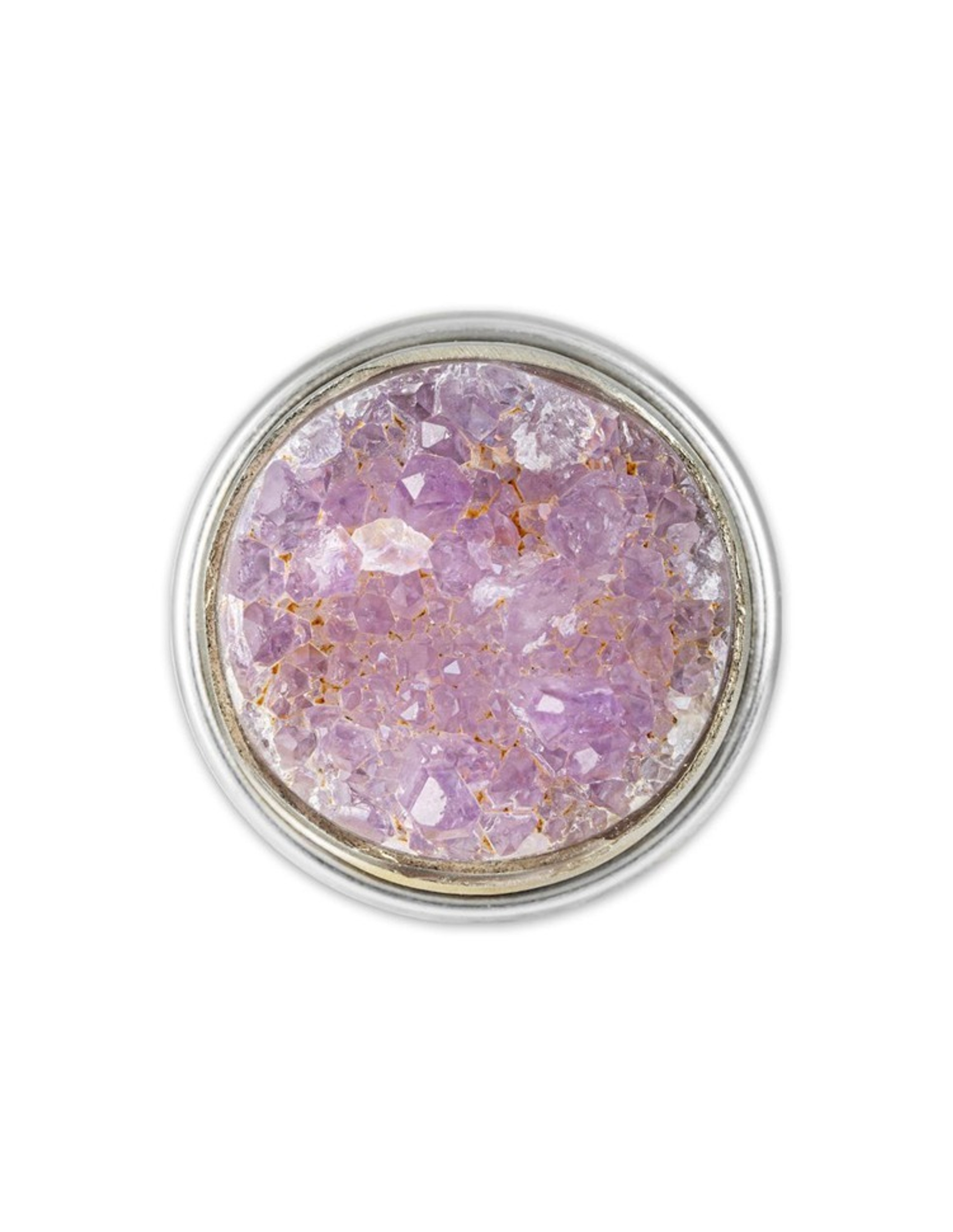 КНОПКА АМЕТИСТ КРИСТАЛЛ